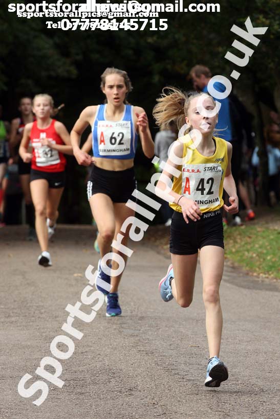 Girls under-15s 3 stage road relay, 2017 ERRA 6 and 4 Stage and Junior Relays. Photo:  David T. Hewitson/Sports for All Pics
